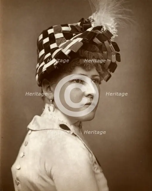 Kate Munroe, actress, 1883. Artist: St James's Photographic Co