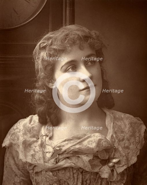 Kate Rorke, British actress, in 'Sophia', 1887. Artist: Ernest Barraud