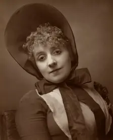 Kate Santley, American-born British actress, singer, comedienne, and theatre manager, 1883. Artist: St James's Photographic Co