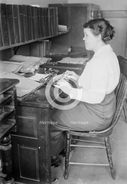 Kath. McGirr, Deaf, Dumb & Blind., between c1910 and c1915. Creator: Bain News Service.