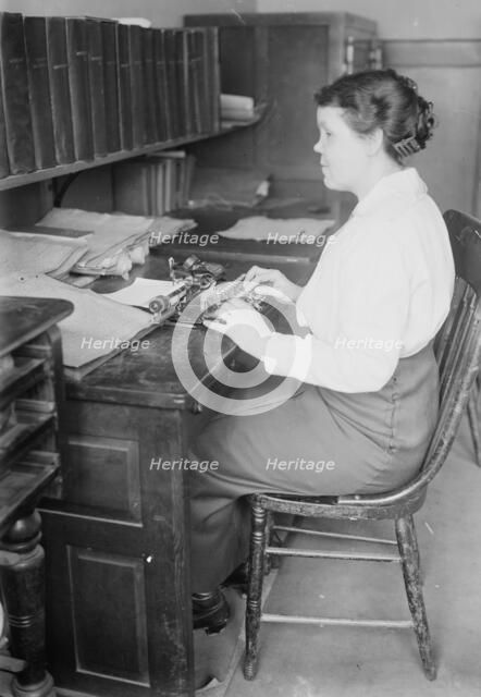 Kath. McGirr, Deaf, Dumb & Blind., between c1910 and c1915. Creator: Bain News Service.