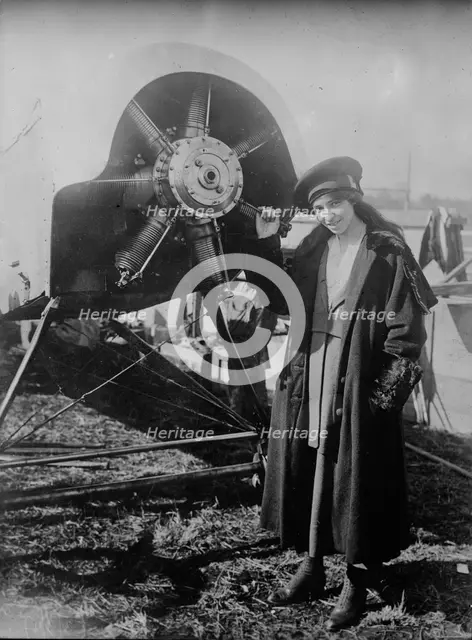 Kath. Stinson in Japan, 1917. Creator: Bain News Service.