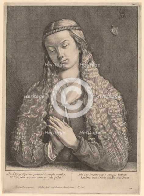 Katharine Furlegerin, 1646. Creator: Wenceslaus Hollar.
