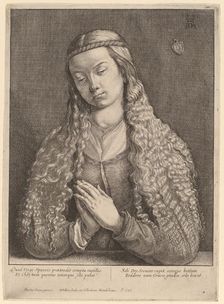 Katharine Furlegerin, 1646. Creator: Wenceslaus Hollar