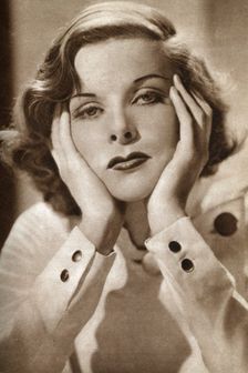 Katharine Hepburn, American actress, 1933