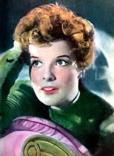 Katharine Hepburn, American film actress, 1934-1935
