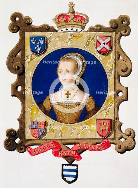 Katherine Parr, sixth wife and Queen of Henry VIII, (1825). Creator: Sarah, Countess of Essex.