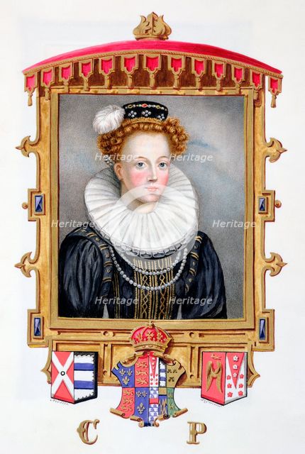 Katherine Parr, sixth wife and Queen of Henry VIII, (1825). Creator: Sarah, Countess of Essex.