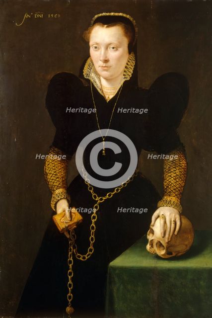 'Katheryn of Berain, The Mother of Wales', (1534-1591), 1568. Creator: Adriaen van Cronenburgh.
