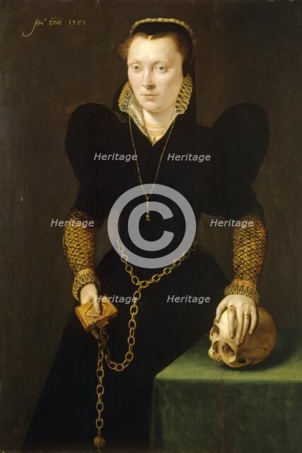 'Katheryn of Berain, The Mother of Wales', (1534-1591), 1568. Artist: Adriaen van Cronenburgh