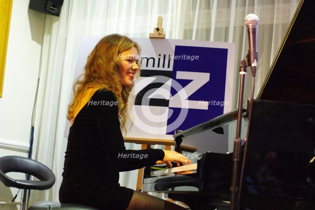 Kathrine Windfield, Watermill Jazz Club, Dorking, Surrey, 8 Sept. 2018. Creator: Brian O'Connor.