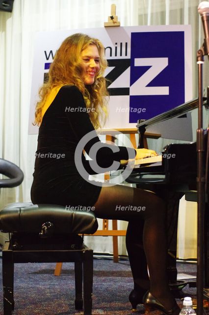 Kathrine Windfield, Watermill Jazz Club, Dorking, Surrey, 8 Sept. 2018. Creator: Brian O'Connor.