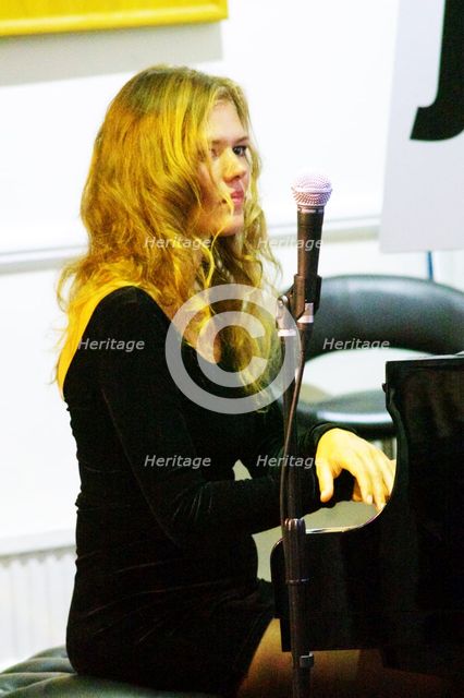 Kathrine Windfield, Watermill Jazz Club, Dorking, Surrey, 8 Sept. 2018. Creator: Brian O'Connor.