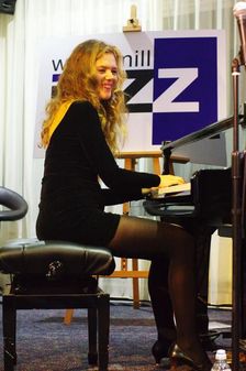 Kathrine Windfield, Watermill Jazz Club, Dorking, Surrey, 8 Sept. 2018. Creator: Brian O'Connor