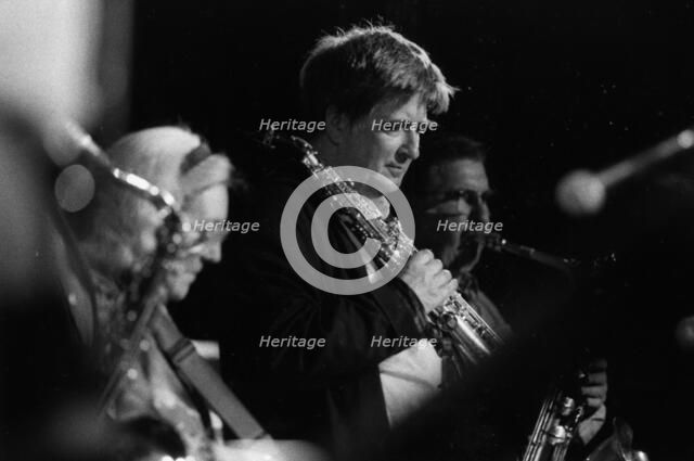 Kathy Stobart, Tony Coe, Brecon Jazz Festival, 1996. Creator: Brian Foskett.