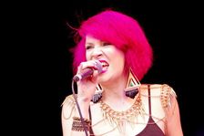 Katie Leonie, Love Supreme Jazz Festival, Glynde Place, East Sussex, 2014. Artist: Brian O'Connor