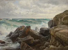 Kattegat in Storm, 1894. Creator: Berndt Lindholm