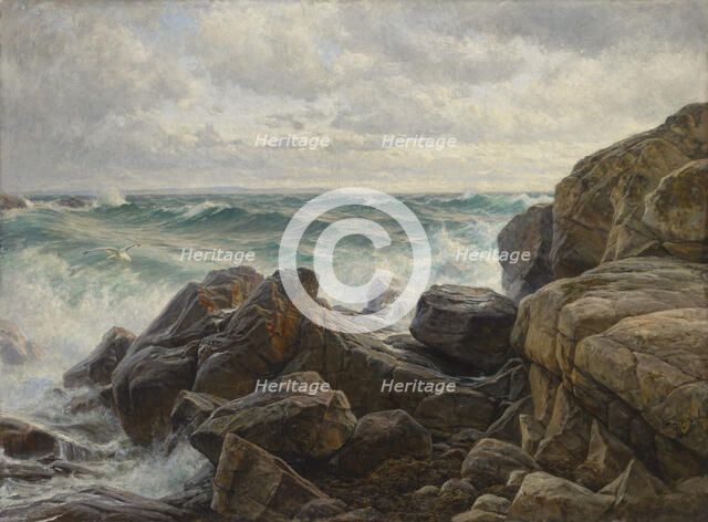 Kattegat in Storm, 1894. Creator: Berndt Lindholm.