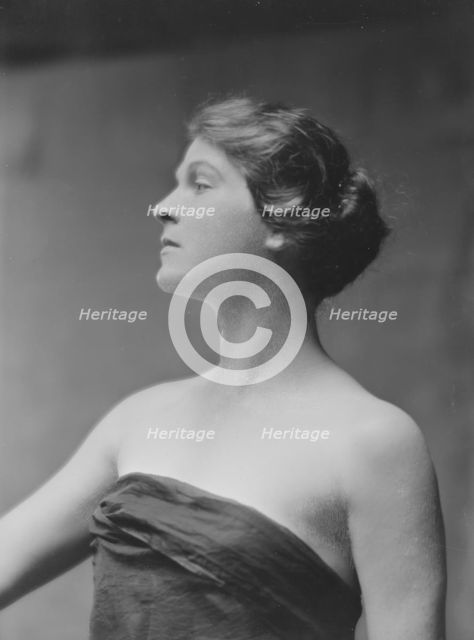 Katzenbaum, Claire, Miss, portrait photograph, 1916. Creator: Arnold Genthe.