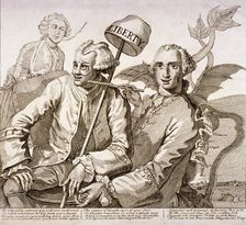 Kaw Jack have Canada or to the Tower ... 1763. Artist: Anon