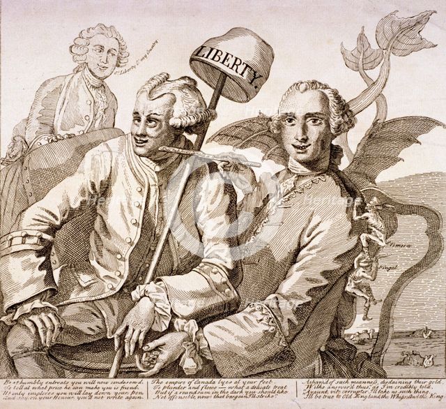 'Kaw Jack have Canada or to the Tower ...', 1763.  Artist: Anon