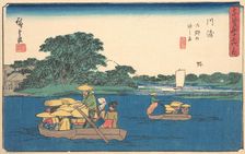 Kawasaki, ca. 1842., ca. 1842. Creator: Ando Hiroshige