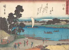 Kawasaki, ca. 1838., ca. 1838. Creator: Ando Hiroshige