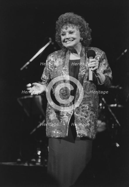 Kay Starr, London Palladium, 1991. Creator: Brian Foskett.