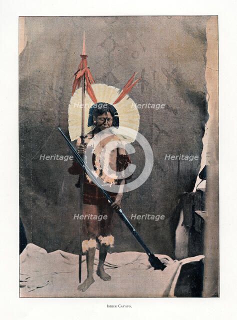 Kayapo Indian, 19th century. Artist: Unknown