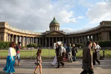Kazan Cathedral, St Petersburg, Russia, 2011. Creator: Sheldon Marshall
