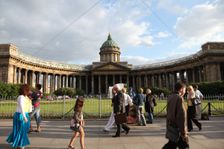 Kazan Cathedral, St Petersburg, Russia, 2011. Creator: Sheldon Marshall