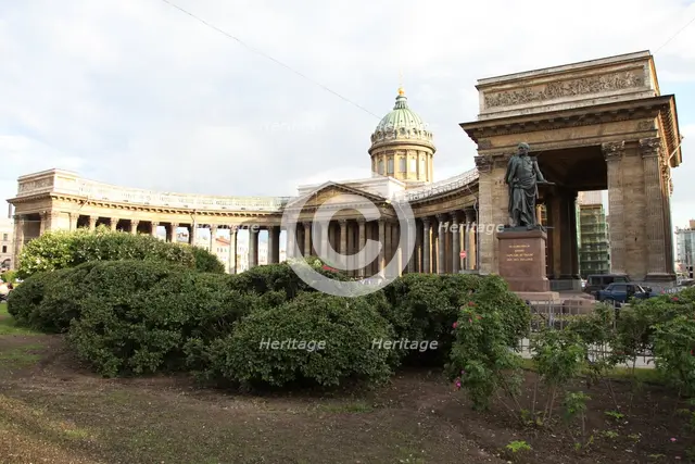 Kazan Cathedral, St Petersburg, Russia, 2011. Creator: Sheldon Marshall.
