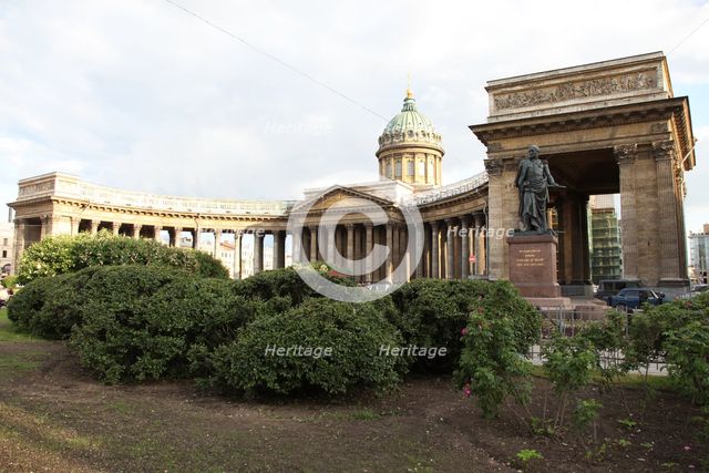 Kazan Cathedral, St Petersburg, Russia, 2011. Creator: Sheldon Marshall.