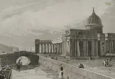 Kazan Cathedral, Saint Petersburg, Russia, 1839. Creator: Paul Dumouza