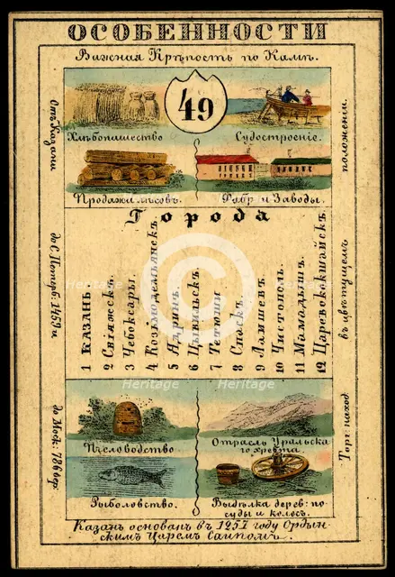 Kazan Province, 1856. Creator: Unknown.