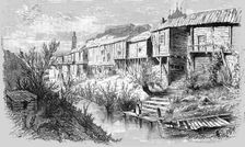 Kazan; The moat of the old city; A Journey on the Volga 1875. Creator: Nicholas Rowe