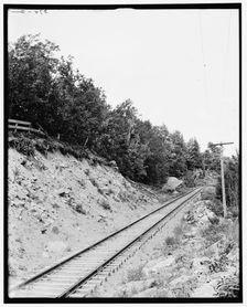 Kaaterskill Falls from Ulster and Delaware Railway, Catskill Mountains, N.Y., c1902. Creator: Unknown