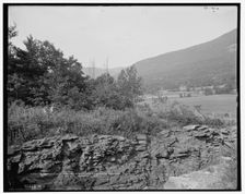 Kaaterskill Mountain with Otis Elevating Railway, Catskill Mountains, N.Y., c1902. Creator: Unknown