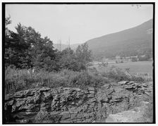 Kaaterskill Mountain with Otis Elevating Railway, Catskill Mountains, N.Y., c1902. Creator: Unknown
