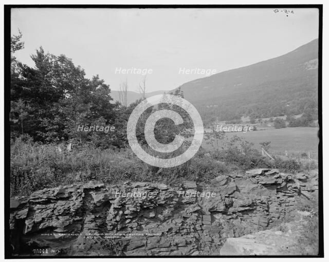 Kaaterskill Mountain with Otis Elevating Railway, Catskill Mountains, N.Y., c1902. Creator: Unknown.