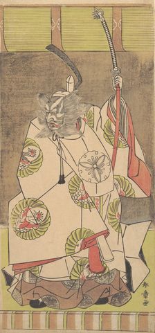 Kabuki Actor Ichikawa Danjuro IV , 12th month, 1771. Creator: Shunsho