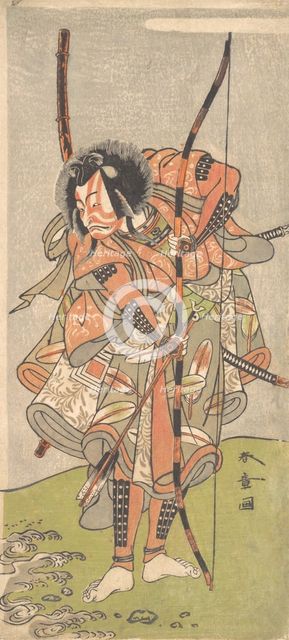 Kabuki Actor Ichikawa Ebizo III (Ichikawa Danjuro IV), 2nd month, 1774. Creator: Shunsho.