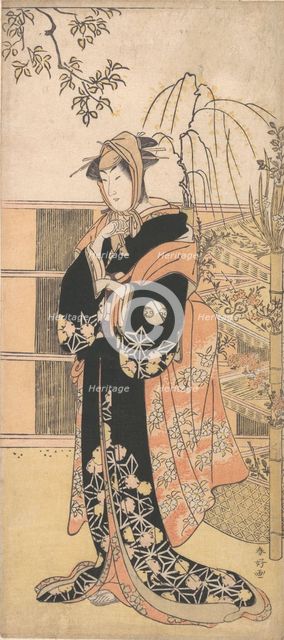 Kabuki Actor Segawa Kikunojo III in a Woman’s Role, ca. 1780s. Creator: Katsukawa Shunko.
