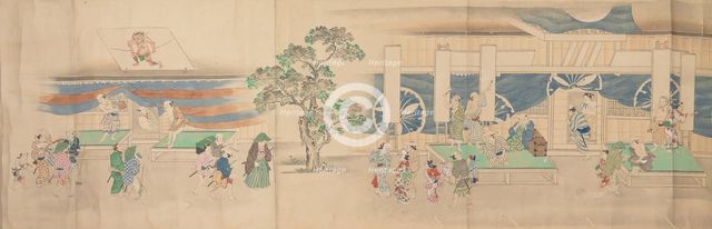 Kabuki Theater, 1822. Creator: Nonoyama Kozan.