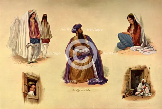 'Kabul Types', 1840s, (1901).  Creator: James Atkinson.