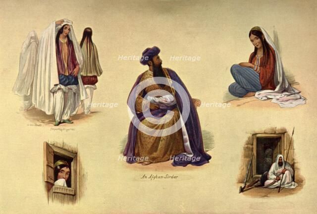 'Kabul Types', 1840s, (1901).  Creator: James Atkinson.