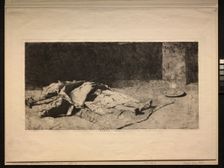 Kabyle mort. Creator: Mariano Fortuny y Carbó (Spanish, 1838-1874)