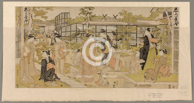 Kacho chaya, c. 1792/93. Creator: Utagawa Toyokuni I.