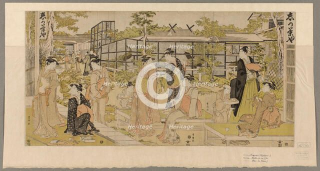 Kacho chaya, c. 1792/93. Creator: Utagawa Toyokuni I.