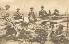 Kachin people. Shearing, 1904-1917. Creator: Unknown